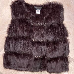 BCBG MaxAzria Fur vest